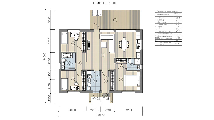  Азуро планировка